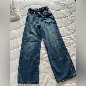 Madewell wide leg jeans